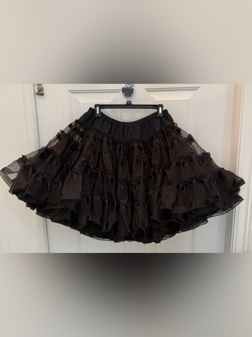 Black Full Crinoline Skirt: Vintage Rockabilly Fashion